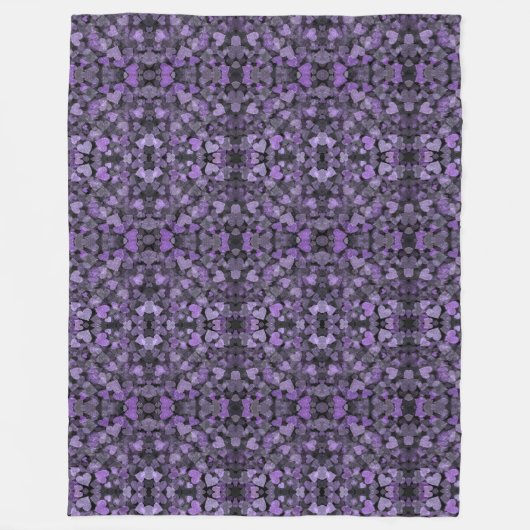 Violet Harmony Fleece Deken (Voorkant)