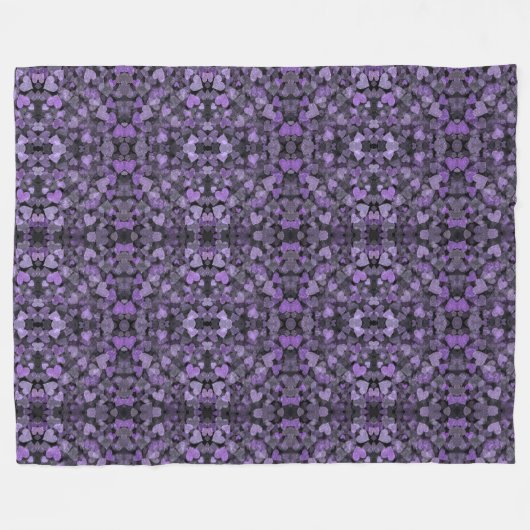 Violet Harmony Fleece Deken (Voorkant (Horizontaal))