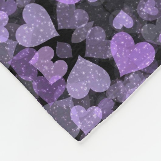 Violet Harmony Fleece Deken (Hoek)