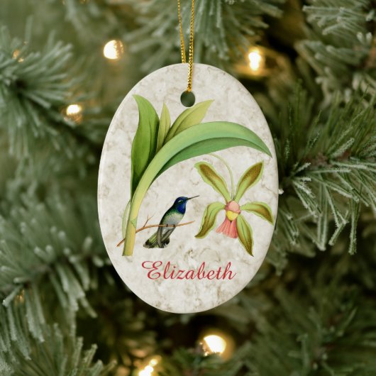 Violet Headed Hummingbird Ornament (Boom)