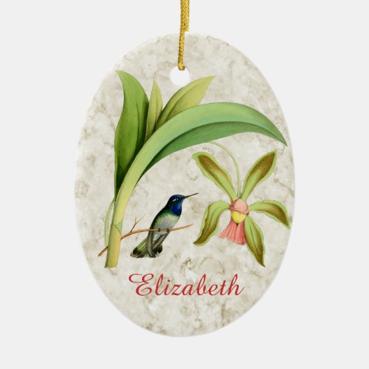 Violet Headed Hummingbird Ornament (Voorkant)