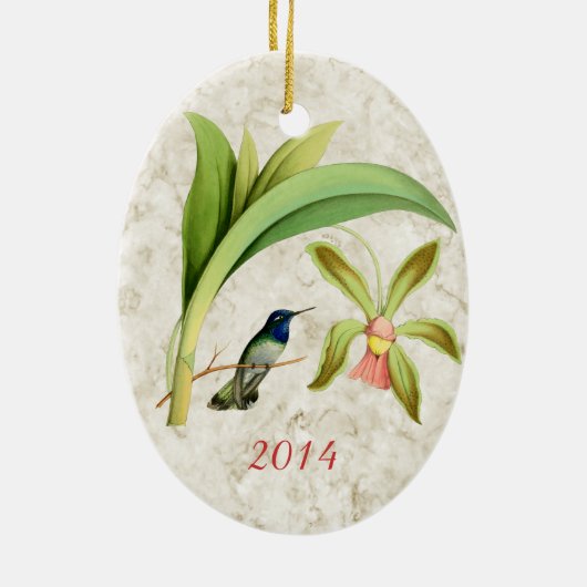 Violet Headed Hummingbird Ornament (Achterkant)