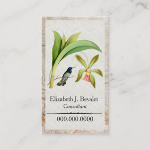 Violet Heading Hummingbird Visitekaartjes