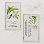 Violet Heading Hummingbird Visitekaartjes (Voorkant / Achterkant)