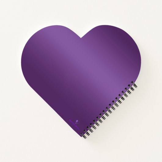 Violet Heart Notitieboek (Achterkant)