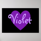 Violet Heart Poster (Voorkant)