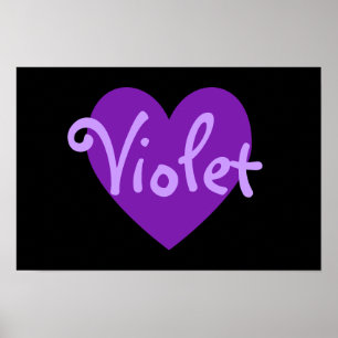 Violet Heart Poster