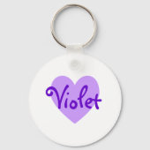 Violet Heart Sleutelhanger (Voorkant)