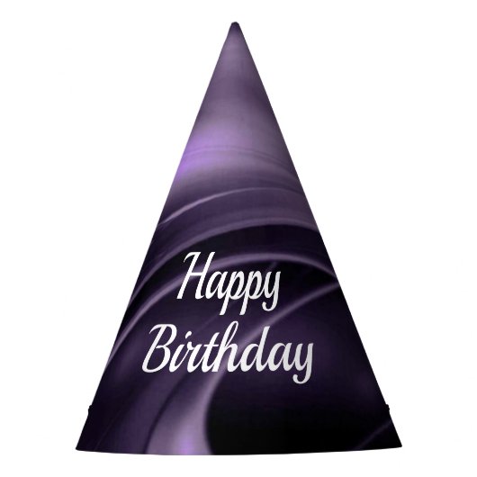 Violet Heaven Birthday Feesthoedjes (Voorkant)