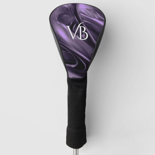 Violet Heaven Initiaal Golfheadcover (Voorkant)