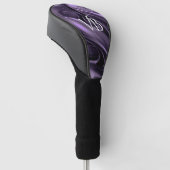 Violet Heaven Initiaal Golfheadcover (Schuin)