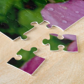 Violet Hibiscus Creative Flower Jigzaag Puzzle Legpuzzel (Zijkant)