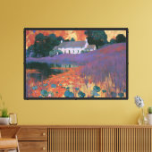 Violet Hill Boerderij Canvas Afdruk (Insitu (Woonkamer))