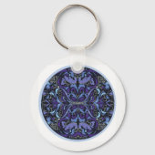 Violet Hour Art Deco sleutelhanger (Voorkant)