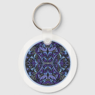 Violet Hour Art Deco sleutelhanger