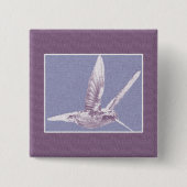 Violet Hummingbird Button (Voorkant)