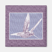 Violet Hummingbird Magnet (Voorkant)