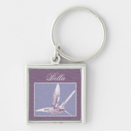 Violet Hummingbird Speciaal Ketting Sleutelhanger
