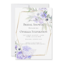 Violet Hydrangea en Anemone Floral Bouquet