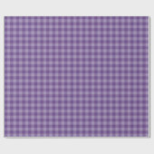 Violet ingecheckte achtergrond cadeaupapier (Vlak)