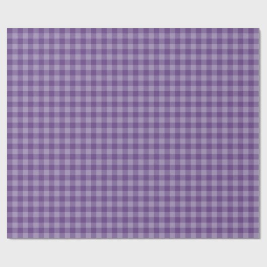 Violet ingecheckte achtergrond cadeaupapier (Vlak)