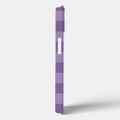 Violet ingecheckte achtergrond Case-Mate iPhone case (Achterkant / Rechts)