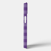 Violet ingecheckte achtergrond Case-Mate iPhone case (Achterkant / Rechts)
