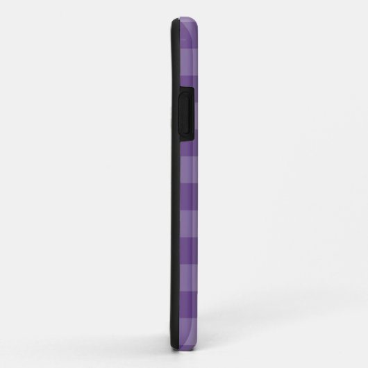 Violet ingecheckte achtergrond Case-Mate iPhone case (Achterkant/rechts)