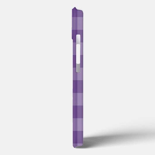 Violet ingecheckte achtergrond Case-Mate iPhone case (Achterkant / Links)