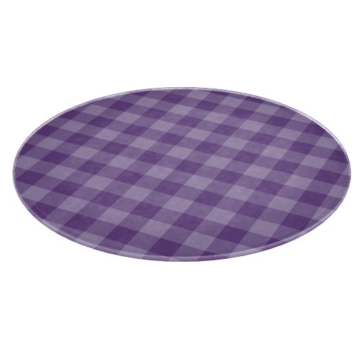 Violet ingecheckte achtergrond snijplank (Hoek)