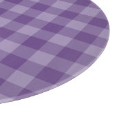 Violet ingecheckte achtergrond snijplank (Hoek)