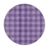 Violet ingecheckte achtergrond snijplank (Voorkant)