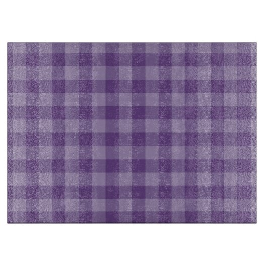 Violet ingecheckte achtergrond snijplank (Voorkant)