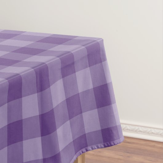 Violet ingecheckte achtergrond tafelkleed (Voorbeeld)