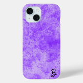 Violet Ink Mess Gepersonaliseerde Telefoonhoes Case-Mate iPhone Case (Achterkant)
