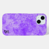 Violet Ink Mess Gepersonaliseerde Telefoonhoes Case-Mate iPhone Case (Achterkant (horizontaal))