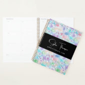 Violet irdescent glitter nieuw jaar planner (Display)