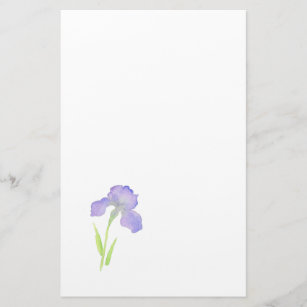 Violet Iris Briefpapier