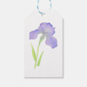Violet Iris Cadeaulabel (Voorkant)