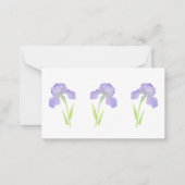 Violet Iris Note Card Notitiekaartje (Voorkant)