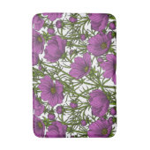 Violet kosmos bloemen badmat (Voorkant Verticaal)