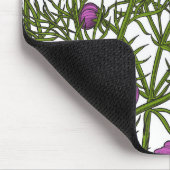 Violet kosmos bloemen muismat (Hoek)