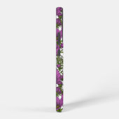 Violet kosmos bloemen samsung galaxy hoesje (Rechterkant)