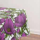 Violet kosmos bloemen tafelkleed (Voorbeeld)