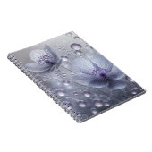 Violet Kosmos en Dew Drops Notitieboek (Rechterzijde)