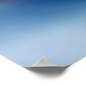 Violet, laatblauw en grijs Abstract gloed Poster (Hoek)