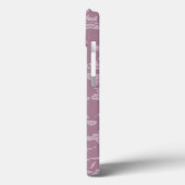 Violet lace Case-Mate iPhone case (Achterkant / Links)