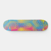 VIOLET LACE - digitaal - fractale kunst - Persoonlijk Skateboard (Horizontaal)