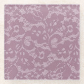 Violet lace glazen onderzetter (Voorkant)