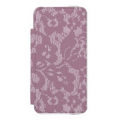 Violet lace incipio iPhone portemonnee hoesje (Voorkant Agenda)